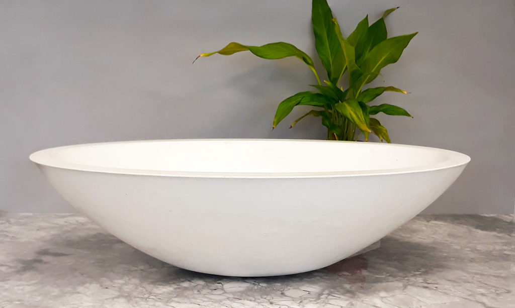 Hand-made Glass Fibre Reinforced Concrete Basin - Granite and Stone